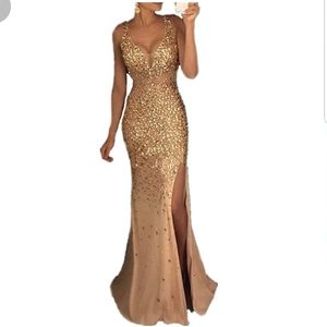 Gold Evening Gown